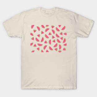 Pink Watermelon Pattern T-Shirt